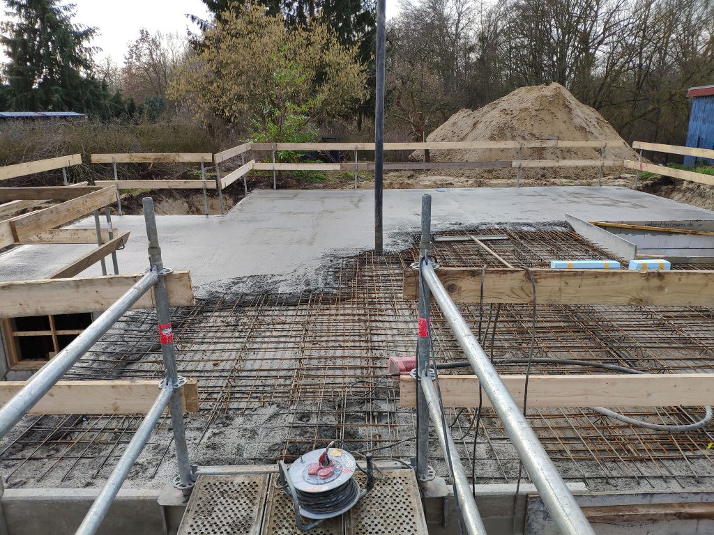 Unsere erste Decke - Die Kellerdecke - Haus am See Bau-Blog