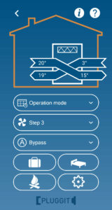 iFlow App zur Steuerung des Pluggit Avent P310